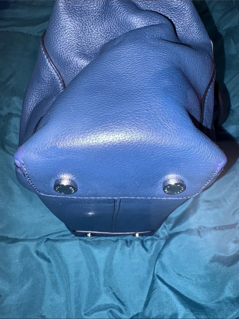 Michael Kors Riley Large Satchel -Dark / Navy Blue